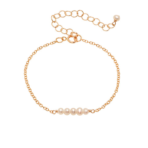 Akoya Pearl Wire Cuff Bracelet