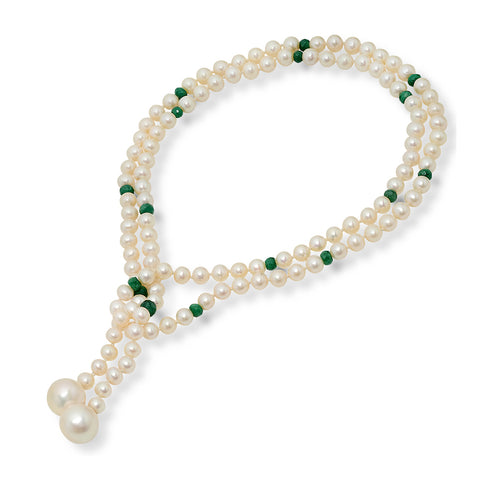 Pearl Lariat Necklace