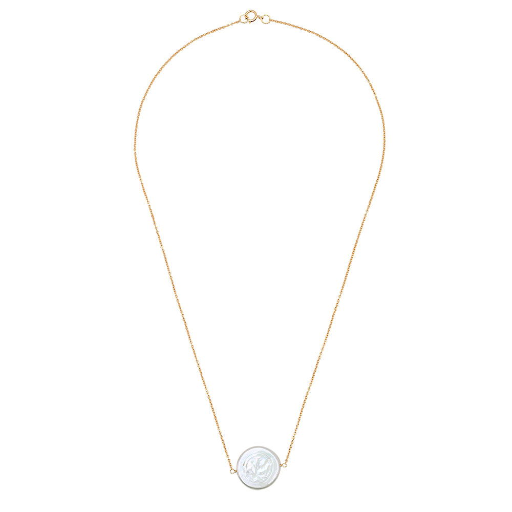 Flat Pearl Necklace
