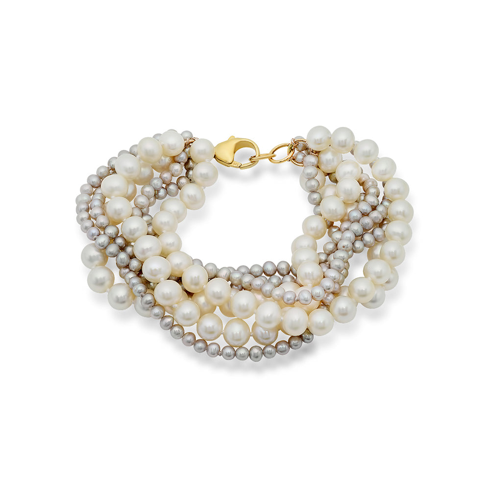 Multistrand Freshwater Pearl Bracelet