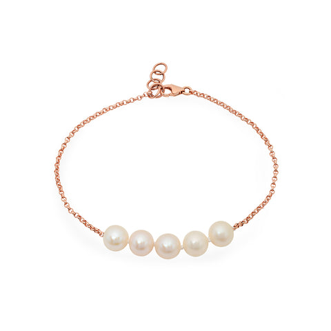 Round Freshwater Pearl Lariat Necklace