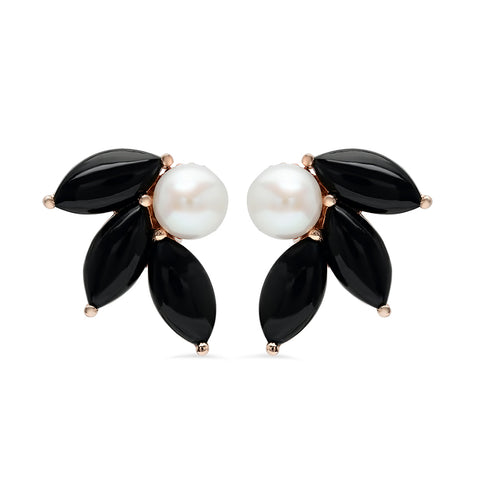 Multi-Pearl Flower Bead Ring