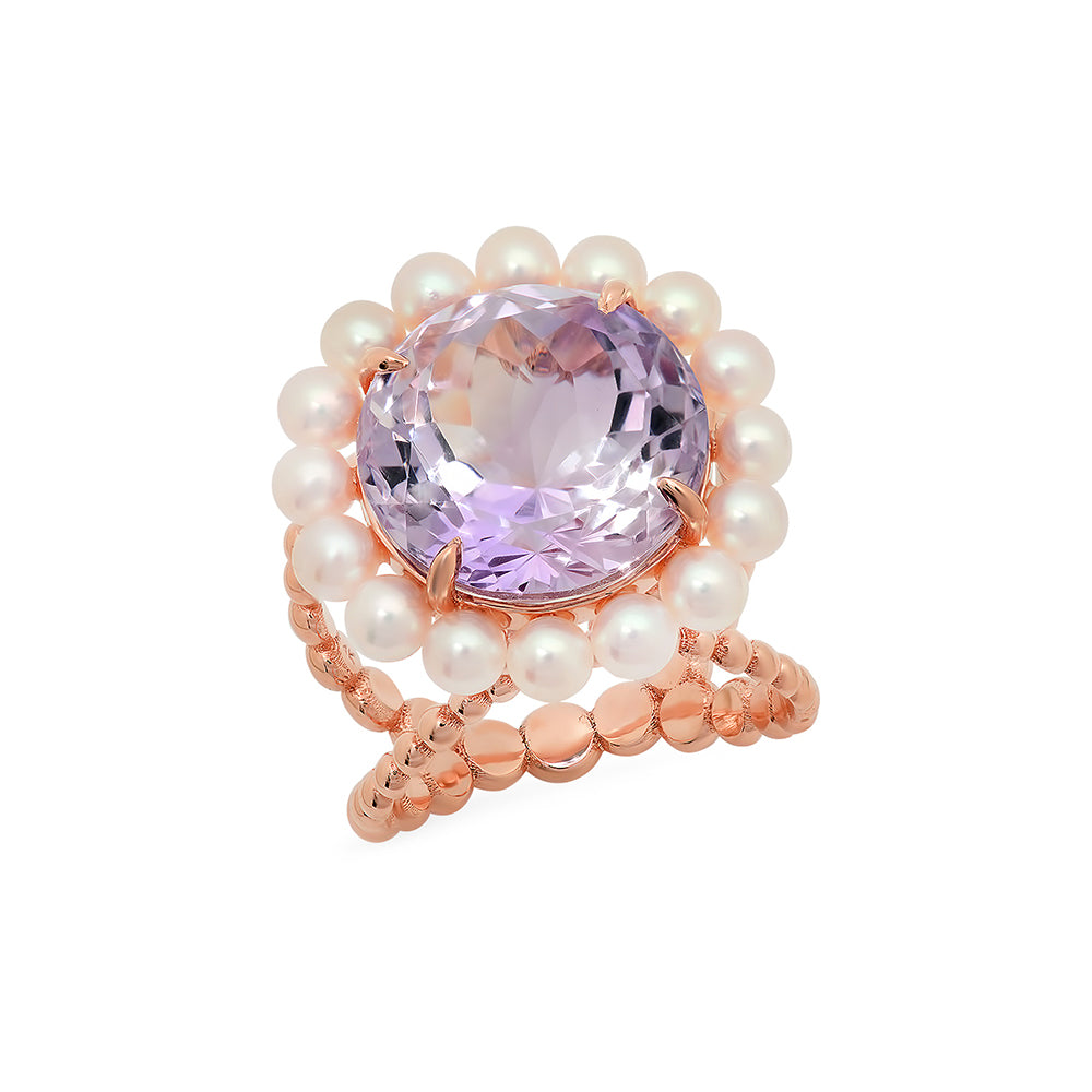 Amethyst Cocktail Ring