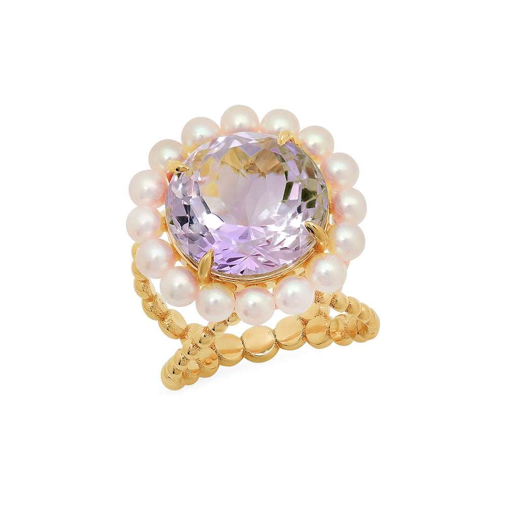 Amethyst Cocktail Ring - VictoriaSix.com