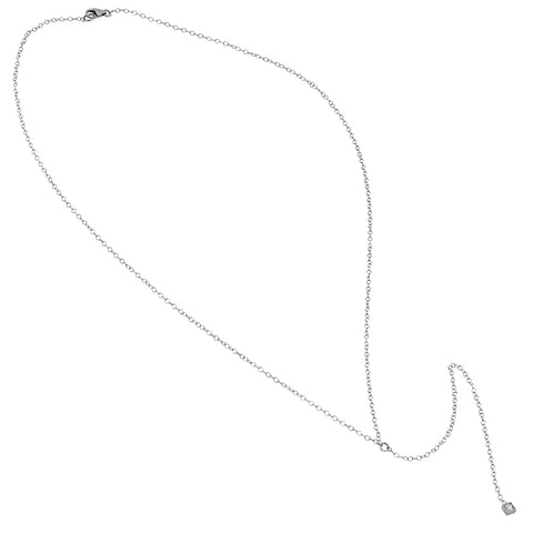 Round Freshwater Pearl Lariat Necklace