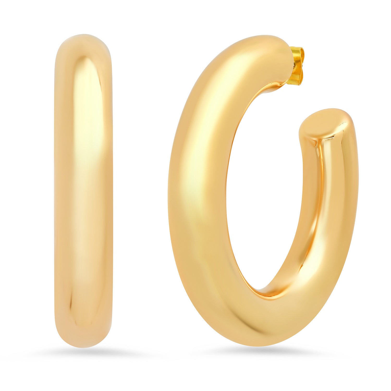 Bubble hoop earrings