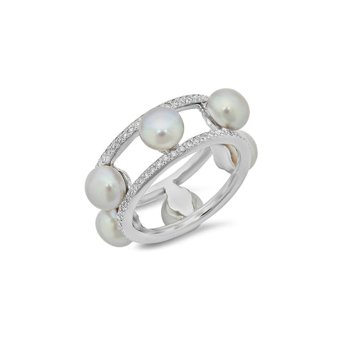 White Freshwater Pearl Ring