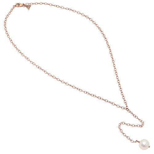 Round Freshwater Pearl Lariat Necklace - VictoriaSix.com
