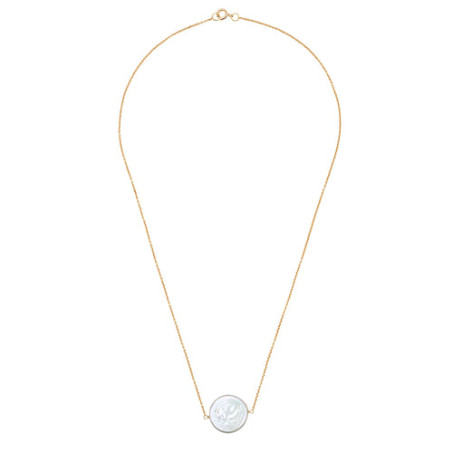 Flat Pearl Necklace - VictoriaSix.com