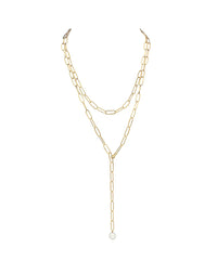 Large Rectangle Link Necklace